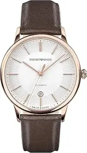 EMPORIO ARMANI(エンポリオアルマーニ) Swiss Made ARS5102 Men's Watch, Brown, Braun