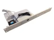 19-inch 1U Network Rack Mount for Unifi Cloud Gateway Max with Blank Keystones &
