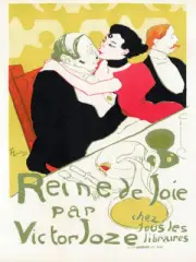 Henri De Toulouse Lautrec Art Nouveau Ceramic Mural Backsplash Bath Tile #631
