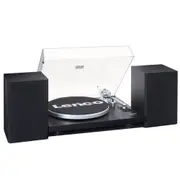 Lenco LS-500 Turntable with Bluetooth Connectivity & Stereo Speakers (Black)