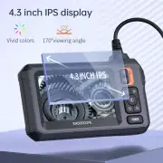 HD Industrial Endoscope Borescope 1080P LCD 4.3inch Inspection Snake Camera 8mm