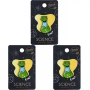 3x Geek Culture Science Enamel Pin Button Badge/Brooch Patches Jewellery Beaker