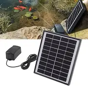 Solar Oxygen Pump 10V 6W Shockproof,Compact Size for Efficient Pond Oxygenation,Solar Powered Pond Aerator with Oxygen Pump,Abs Plastic