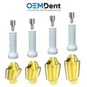 Dental Angulated Multi Unit 1.4 Plastic Sleeve Set 17° DSI® Compatible