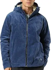 [Rip Curl] Lip Curl T02-752 Men's Padded Full Zip Blouson (Corduroy) Stylish Outerwear