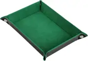 DND Dice Tray Rectangle Portable Folding Dice Rolling Tray for Dungeons and Drag