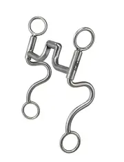 Baseline Medium S Hinge Port - Equine Bit - Tom Balding Bits & Spurs