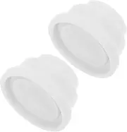 INOOMP 2pcs Rubber Pool Ladder End Caps Nonslip Safety Plugs for Inground Pools Durable Replacement Feet Bumpers Easy Installation for Enhanced Swimming Stability