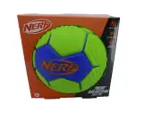 Hasbro Nerf Proshot Foam Green Blue Soccer Ball 5" New