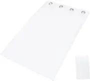 BAZEITFLOW Breathable Outdoor Curtain for Balcony Garden Elegant Multi Functional Pavilion Drapes Polyester Light Filtering Privacy Enhancement