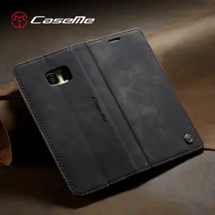 CaseMe 商務皮套 三星S7 Edge 手機殼 三星 S7 / S7Edge 掀蓋 保護殼 支架插卡 翻蓋皮套