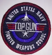 Top Gun Movie Patches US Aviator Destroyer Tomcat Motorcycle Vest Top Gun Patch