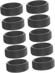 GAROZATION 10pcs Silicone Ring Sports Finger Rings Silicon Ring Jewelry for Men Fitness Rings Soft Silicone Finger Rings Silicone Wedding Bands Men Gym Accessories Rings Men Men's Rings