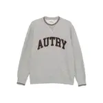 [Autry] Autry Logo-embroidered Crew-neck Sweatshirt M GREY