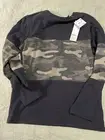 New Boys Long Sleeve Top Size 10 Kmart Camouflaged Army