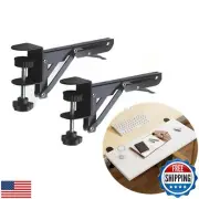 Under Desk Keyboard Tray Support Bracket Adjustable Desktop Extension Board S