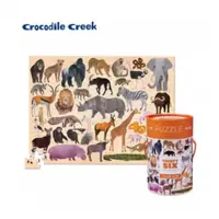 在飛比找蝦皮商城優惠-【美國 Crocodile Creek】生物主題學習桶裝拼圖