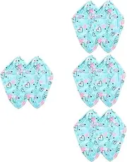 TOVINANNA 4sets Bathroom Hands Towels Salon Washcloths Thicken Hair Dry Wraps Towel 2pcs*4