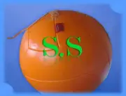 Gym Exercise Ball Orange 42 cm Diameters
