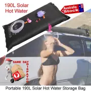 190L SOLAR HOTWATER STORAGE BAG CAMPING CARAVAN MOTORHOME CABIN FISHING SURFING
