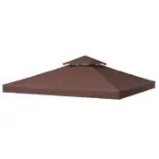 Outdoor 9.84 Ft. X 9.84 Ft. Polyester Gazebo Replacement Canopy