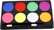 Oil Paint Palette 8 Art Set Long-lasting Easy to Apply Remove for Festivals Performances
