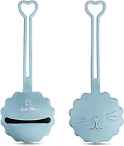 Bebe Bites - Dummy Case, Food Grade Silicone Soother Pacifier Holder, BPA Free, Dishwasher Safe, Attach to Pram, Stroller & Nappy Bag