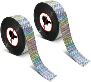 Bird Scare Tape Ribbon, 2 * 300 Foot Reflective Ribbon for Birds 300ft*2