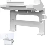 Starlink Gen 3 Wall Mount, 2 in 1 Router & Power Supply Protection Bracket for Starlink V3 Standard Dishy Mesh Router, ABS Stability Starlink Internet Kit Satellite Wall Mount (A)