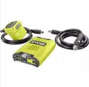 RYOBI ONE+ 18V 120-Watt 12V Automotive Power Inverter with Dual USB Ports