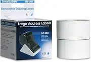 Seiko Large Address Labels 36 mm x 89 mm 2 Rolls of 260 Labels