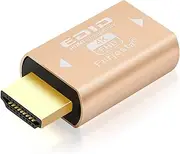 Furjosta HDMI Emulator Pass Through 4K Ultra Thin Adapter Aluminum fit Headlesskeep The EDID of The Monitor Active Switches and Extenders 3840x2160@59Hz 1P