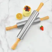 Rolling Pin for Baking Long-lasting Dough Roller Adjustable Stainless Steel