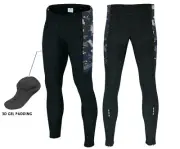 Mens Cycling Tights Cycling Trousers Bike Compression Pants GEL Padded Chamois