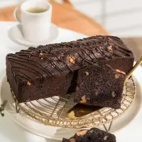 在飛比找樂天市場購物網優惠-【秉醇烘焙坊】 72%巧克力核桃蛋糕 常溫蛋糕 彌月蛋糕 巧