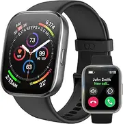 Smart Watch for Men Women (Bluetooth Call), 24/7 Health, Fitness & Sleep Tracker, 105+ Exercise Modes, AI Assistant, 1.83" Fitness Watch with Pedometer, IP68 Waterproof Smartwatch for Android iOS