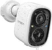 Tmezon Wireless Security Outdoor Camera, Rechargeable Battery Powered, WiFi Smart Home Security Camera Motion Detection, 1080P Video with 2-Way Audio Support Cloud & Micro SD Card Storage