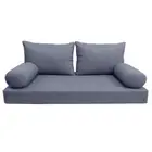 *COVER ONLY*-Style 2 Daybed Mattress Bolster Pillow Covers Knife Edge Twin-AD001