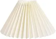 Pleats Lampshade Table Lamp Standing Lamps Japanese Style Pleated Lampshade Desk Lamp Shade Bedroom Lamps (Color : Beige-Yellow)