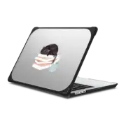 MacBook Air 13-inch (M2 - M4) Bounce Case Book cat by Moonaries illo