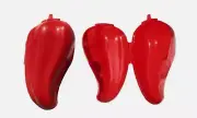 2 x Tupperware Vegetable Lockers Red Chili / Chilli Peppers Containers New