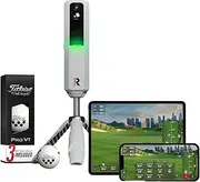 Rapsodo MLM2PRO Golf Launch Monitor, Simulators for Home & Training, Mobile Launch Monitor for Golf Swing Analysis, Measures Spin Rate & Axis, Tracker & Swing Analyzer, Indoor Outdoor (3 Pro V1 Balls)
