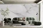 3D Grey Marble Texture Wallpaper Wall Murals Removable Wallpaper 261