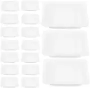 50Pcs Weigh Boats, Square Plastic Trays for Scale, anti Static Lab Weighing Dish