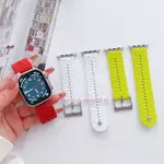 新款矽膠錶帶適用於 IWATCH SERIES ULTRA 8 7 49MM 45MM 41MM SERIES 6 5