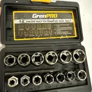 Grenpro 14 Piece Bolt Extractor Tool Set