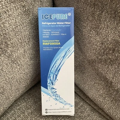 Replacement fridge filter IcePure RWF0900A Maytag Whirlpool