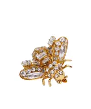 bee brooch One size Yellow
