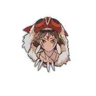 Princess Mononoke Patch Embroidery Iron on Sew on patch Badge For Clothes Bag