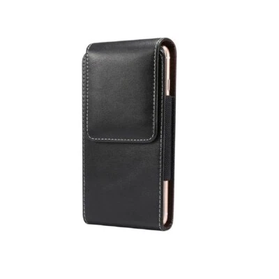 for Vivo Iqoo Neo6 (2022) Vertical Leather Holster with Belt Loop